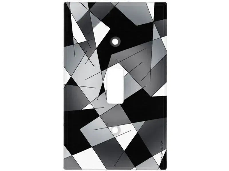 Toggle Light Switch Covers-ABSTRACT LINES #1 Single, Double & Triple-Toggle Light Switch Covers-from COLORADDICTED.COM-