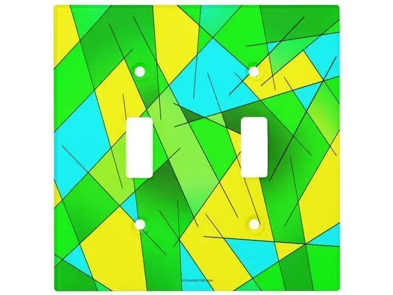 Toggle Light Switch Covers-ABSTRACT LINES #1 Single, Double & Triple-Toggle Light Switch Covers-from COLORADDICTED.COM-