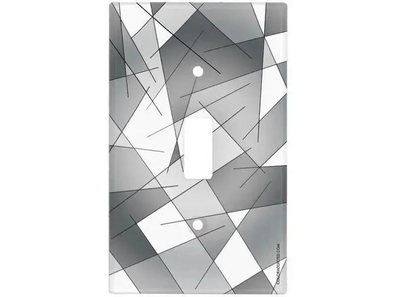 Toggle Light Switch Covers-ABSTRACT LINES #1 Single, Double & Triple-Toggle Light Switch Covers-from COLORADDICTED.COM-