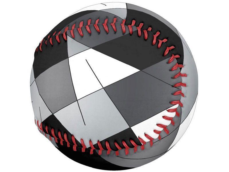 Softballs-ABSTRACT LINES #1 Softballs-Black &amp; Grays &amp; White-from COLORADDICTED.COM-