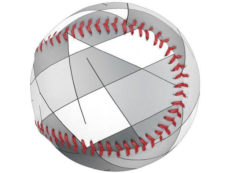 Softballs-ABSTRACT LINES #1 Softballs-Grays &amp; White-from COLORADDICTED.COM-