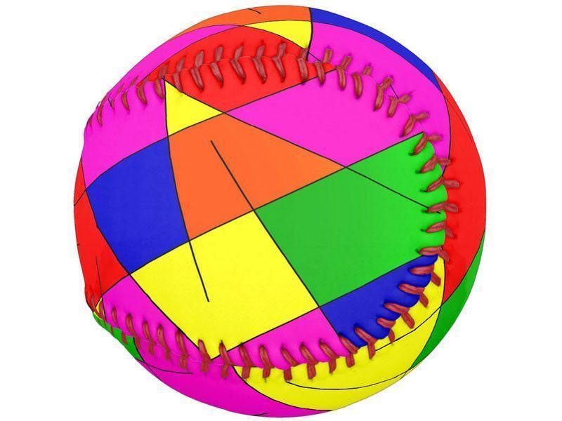 Softballs-ABSTRACT LINES #1 Softballs-Multicolor Bright-from COLORADDICTED.COM-