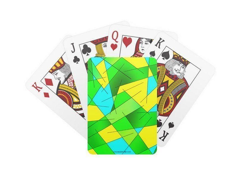 Playing Cards-ABSTRACT LINES #1 Standard Playing Cards-from COLORADDICTED.COM-