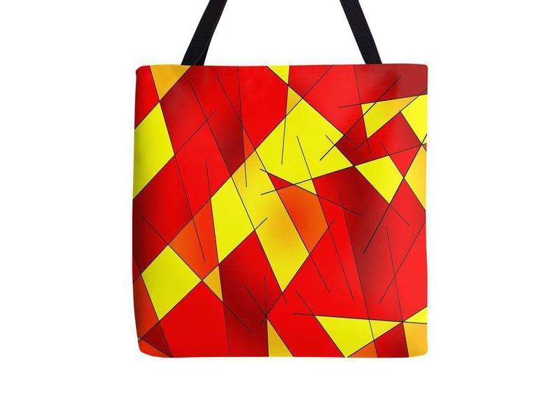 Tote Bags-ABSTRACT LINES #1 Tote Bags-from COLORADDICTED.COM-