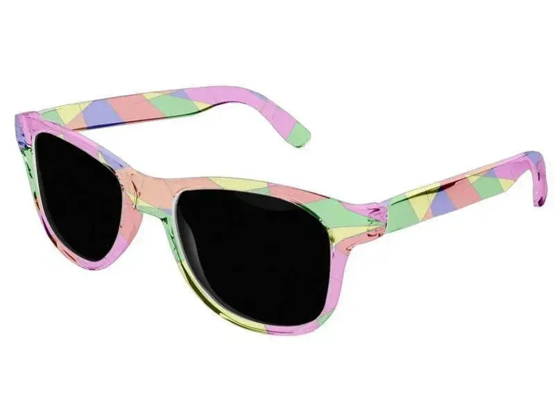 Wayfarer Sunglasses-ABSTRACT LINES #1 Wayfarer Sunglasses (transparent background)-from COLORADDICTED.COM-