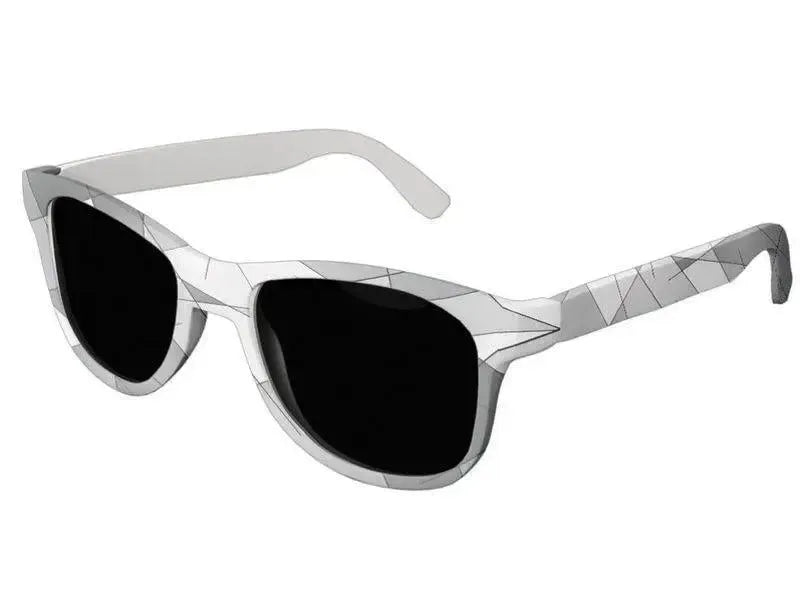 Wayfarer Sunglasses-ABSTRACT LINES #1 Wayfarer Sunglasses (white background)-from COLORADDICTED.COM-