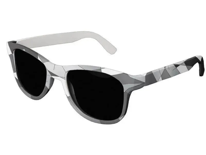 Wayfarer Sunglasses-ABSTRACT LINES #1 Wayfarer Sunglasses (white background)-from COLORADDICTED.COM-