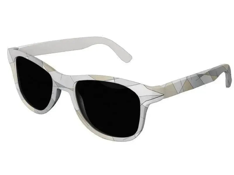 Wayfarer Sunglasses-ABSTRACT LINES #1 Wayfarer Sunglasses (white background)-from COLORADDICTED.COM-