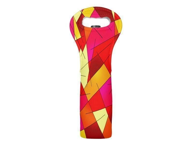 Wine Totes-ABSTRACT LINES #1 Wine Totes-from COLORADDICTED.COM-