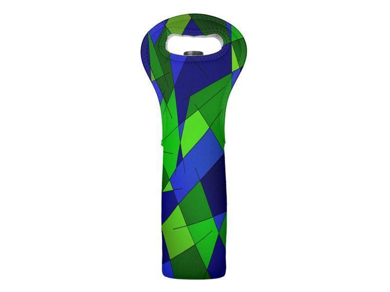 Wine Totes-ABSTRACT LINES #1 Wine Totes-from COLORADDICTED.COM-