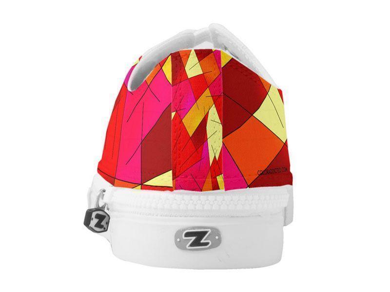 ZipZ Low-Top Sneakers-ABSTRACT LINES #1 ZipZ Low-Top Sneakers-from COLORADDICTED.COM-