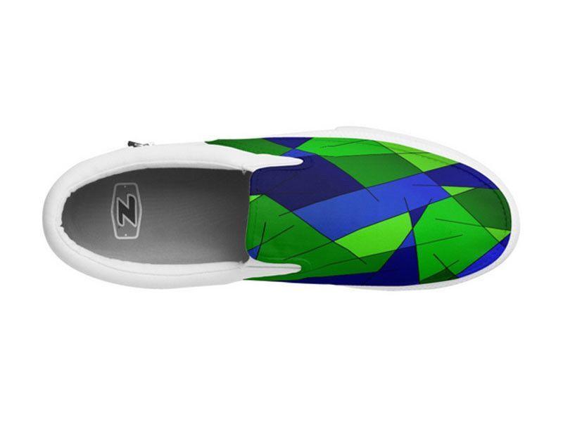 ZipZ Slip-On Sneakers-ABSTRACT LINES #1 ZipZ Slip-On Sneakers-from COLORADDICTED.COM-
