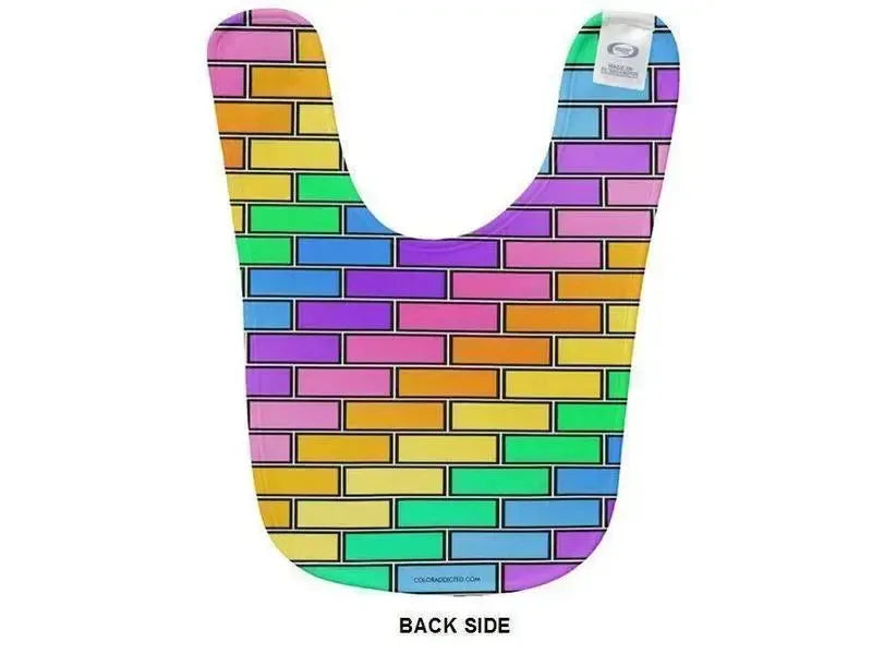 Baby Bibs-BRICK WALL #2 Baby Bibs-from COLORADDICTED.COM-