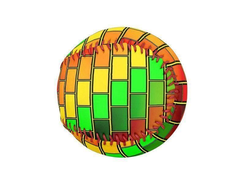 Baseballs-BRICK WALL #2 Baseballs-from COLORADDICTED.COM-
