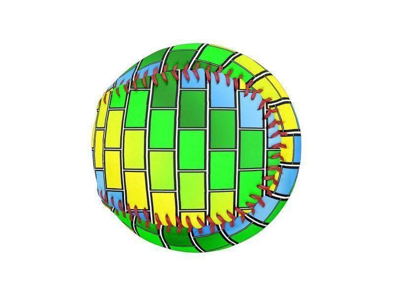 Baseballs-BRICK WALL #2 Baseballs-from COLORADDICTED.COM-