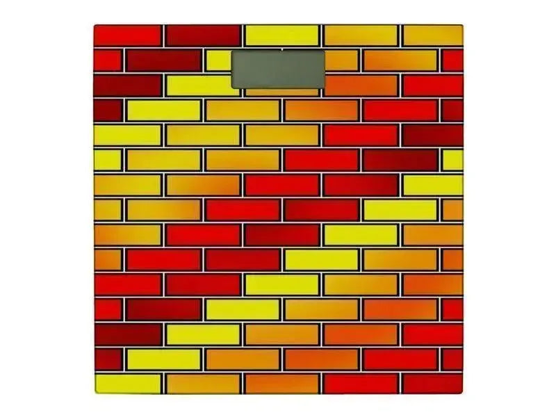 Bathroom Scales-BRICK WALL #2 Bathroom Scales-from COLORADDICTED.COM-
