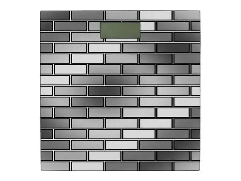 Bathroom Scales-BRICK WALL #2 Bathroom Scales-from COLORADDICTED.COM-