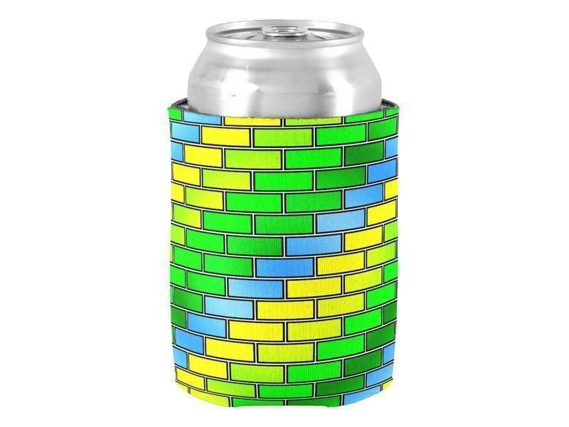Can Cooler Sleeves – Can Koozies-BRICK WALL #2 Bottle & Can Cooler Sleeves – Bottle & Can Koozies-from COLORADDICTED.COM-