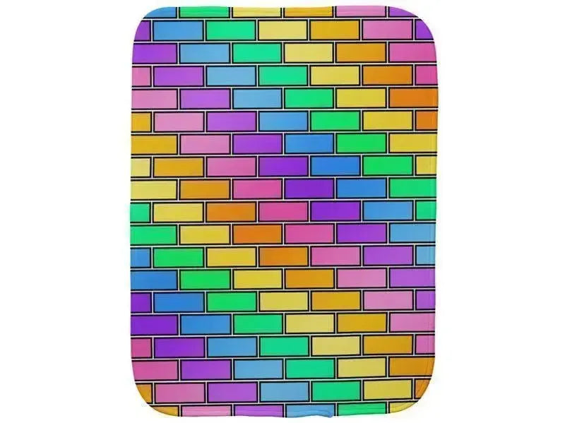 Burp Cloths-BRICK WALL #2 Burp Cloths-from COLORADDICTED.COM-