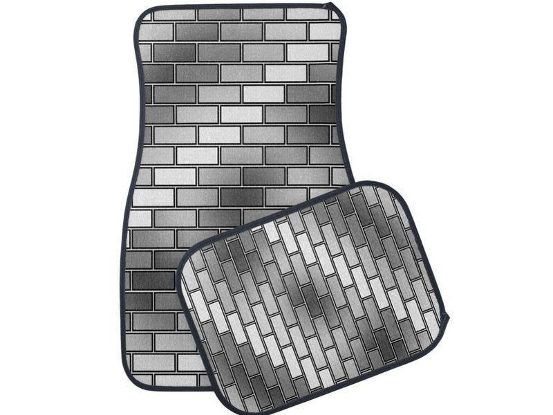 Car Mats-BRICK WALL #2 Car Mats Sets-from COLORADDICTED.COM-