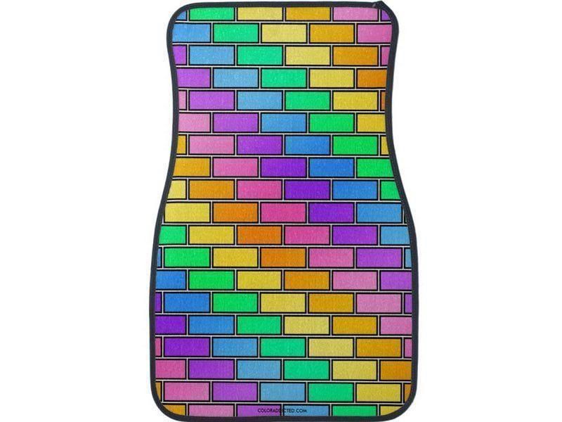 Car Mats-BRICK WALL #2 Car Mats Sets-from COLORADDICTED.COM-