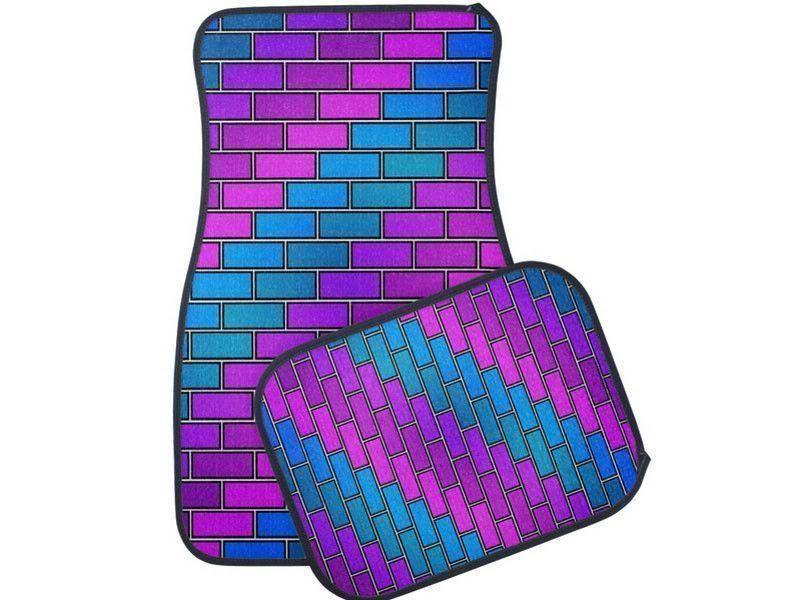 Car Mats-BRICK WALL #2 Car Mats Sets-from COLORADDICTED.COM-