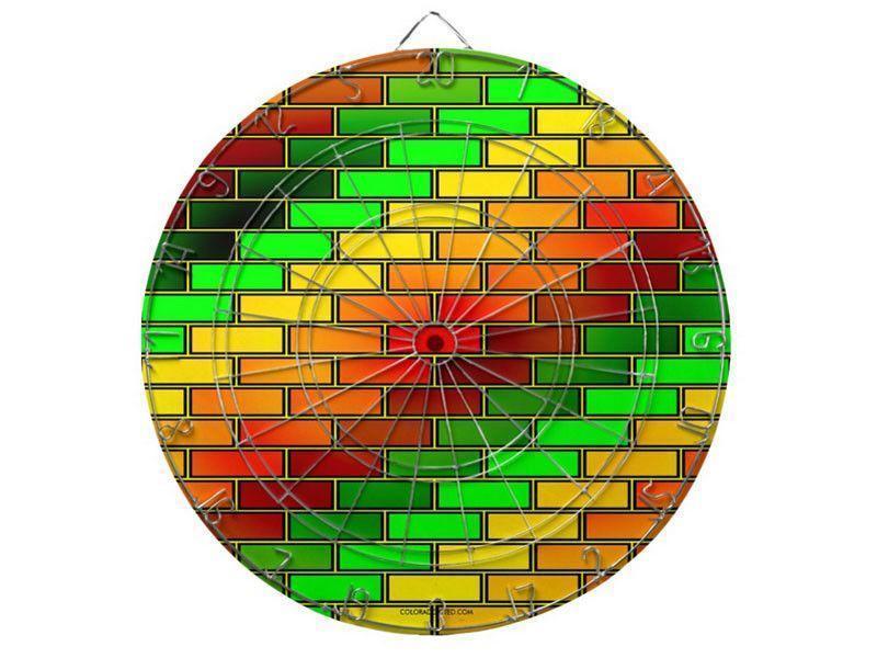 Dartboards-BRICK WALL #2 Dartboards (includes 6 Darts)-from COLORADDICTED.COM-