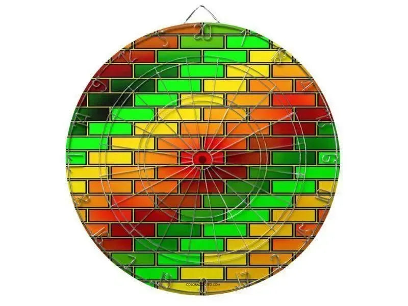 Dartboards-BRICK WALL #2 Dartboards (includes 6 Darts)-from COLORADDICTED.COM-