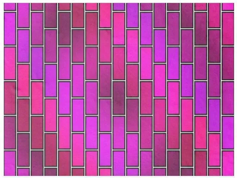 Fleece Blankets-BRICK WALL #2 Fleece Blankets-Purples, Fuchsias, Violets & Magentas-from COLORADDICTED.COM-