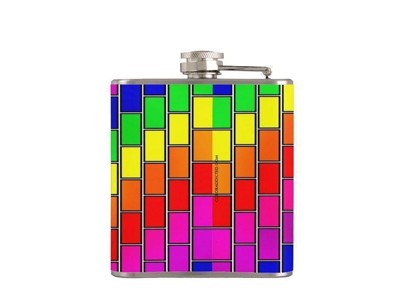 Hip Flasks-BRICK WALL #2 Hip Flasks-from COLORADDICTED.COM-