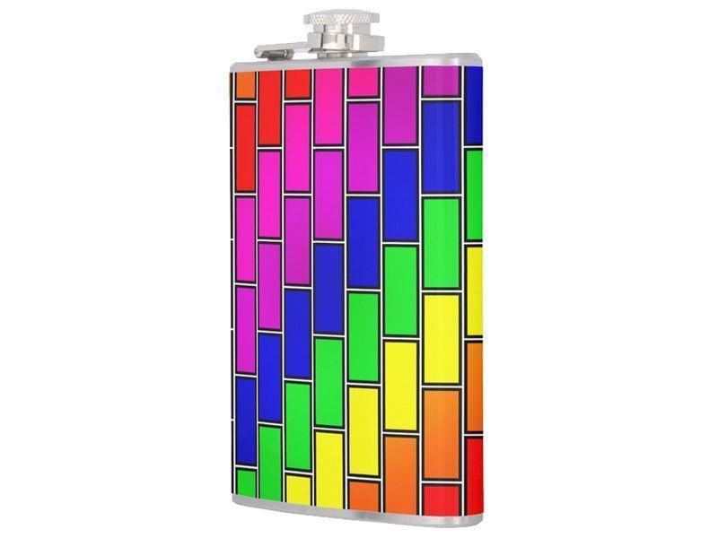 Hip Flasks-BRICK WALL #2 Hip Flasks-from COLORADDICTED.COM-