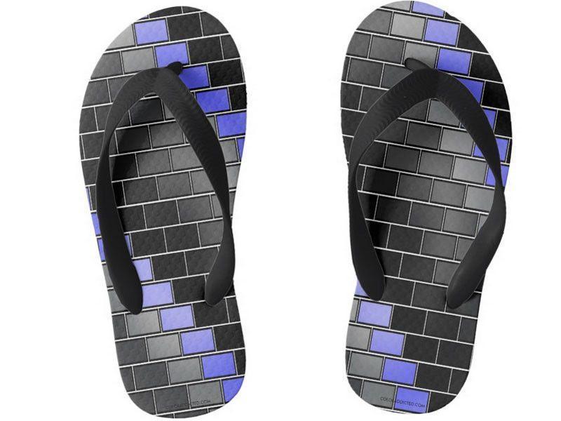 Kids Flip Flops-BRICK WALL #2 Kids Flip Flops-from COLORADDICTED.COM-
