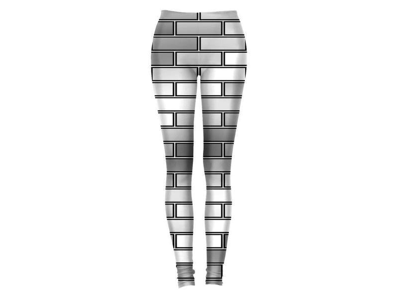 Leggings-BRICK WALL #2 Leggings-Grays &amp; White-from COLORADDICTED.COM-