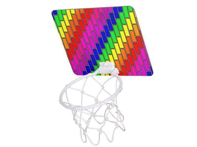 Mini Basketball Hoops-BRICK WALL #2 Mini Basketball Hoops-from COLORADDICTED.COM-
