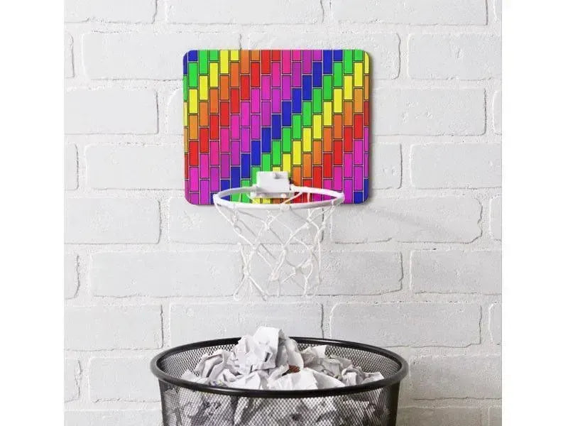 Mini Basketball Hoops-BRICK WALL #2 Mini Basketball Hoops-from COLORADDICTED.COM-