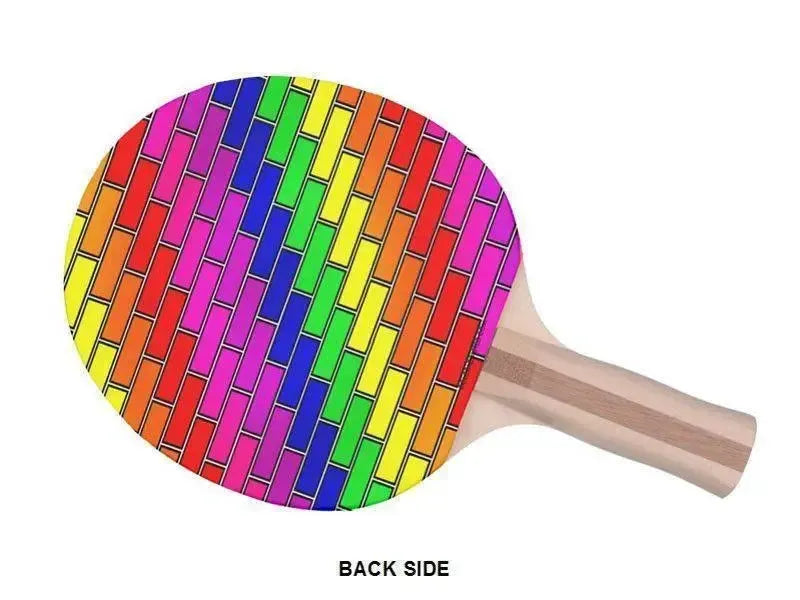 Ping Pong Paddles-BRICK WALL #2 Ping Pong Paddles-from COLORADDICTED.COM-