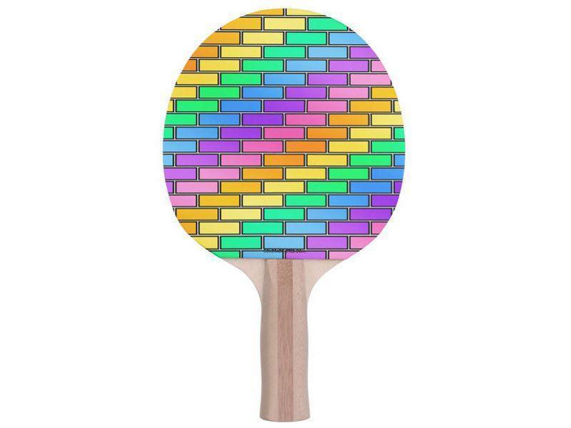 Ping Pong Paddles-BRICK WALL #2 Ping Pong Paddles-from COLORADDICTED.COM-