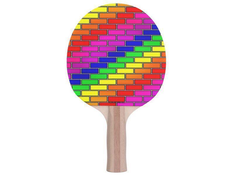 Ping Pong Paddles-BRICK WALL #2 Ping Pong Paddles-from COLORADDICTED.COM-