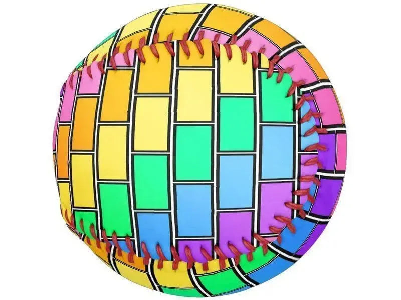 Softballs-BRICK WALL #2 Softballs-Multicolor Light-from COLORADDICTED.COM-