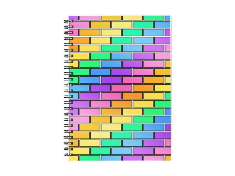 Spiral Notebooks-BRICK WALL #2 Spiral Notebooks-from COLORADDICTED.COM-