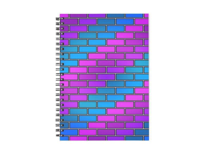 Spiral Notebooks-BRICK WALL #2 Spiral Notebooks-from COLORADDICTED.COM-