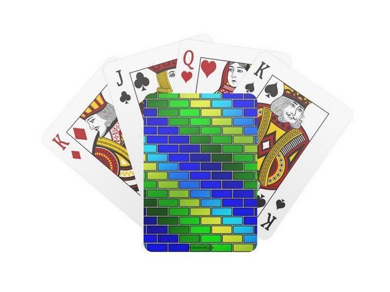 Playing Cards-BRICK WALL #2 Standard Playing Cards-from COLORADDICTED.COM-