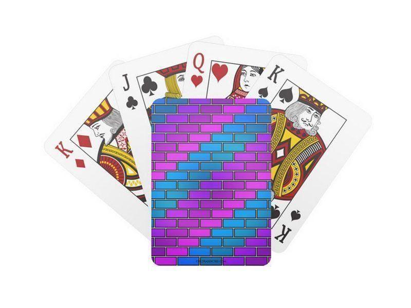 Playing Cards-BRICK WALL #2 Standard Playing Cards-from COLORADDICTED.COM-