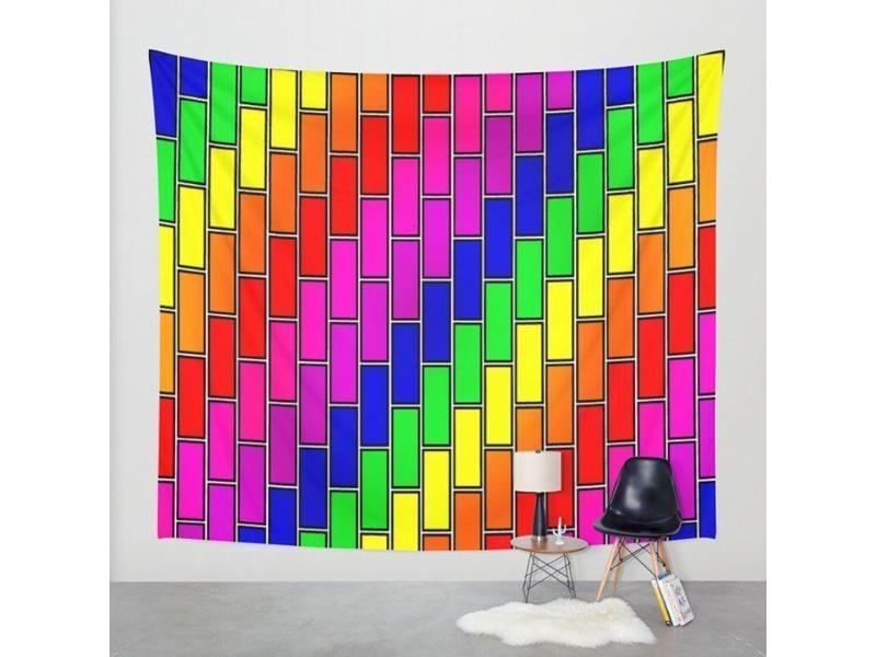 Wall Tapestries-BRICK WALL #2 Wall Tapestries-from COLORADDICTED.COM-