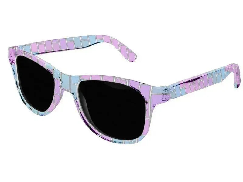 Wayfarer Sunglasses-BRICK WALL #2 Wayfarer Sunglasses (transparent background)-from COLORADDICTED.COM-