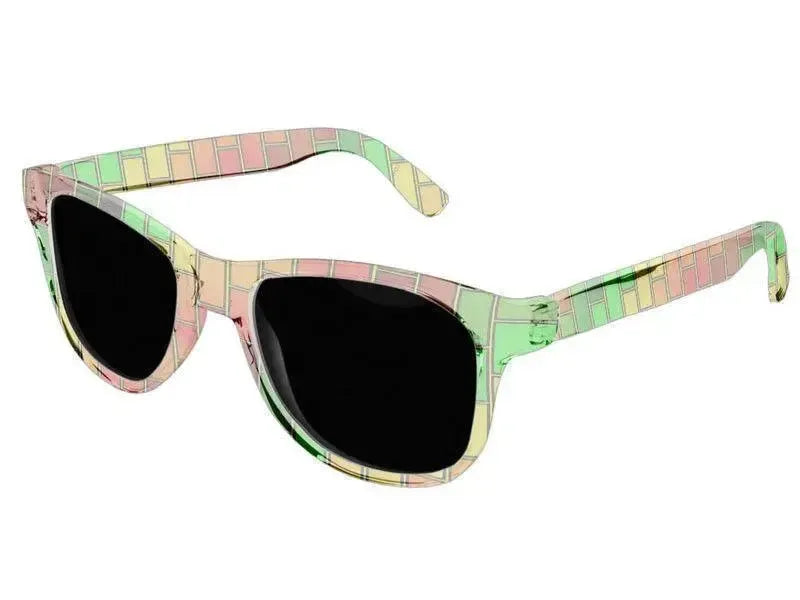 Wayfarer Sunglasses-BRICK WALL #2 Wayfarer Sunglasses (transparent background)-from COLORADDICTED.COM-