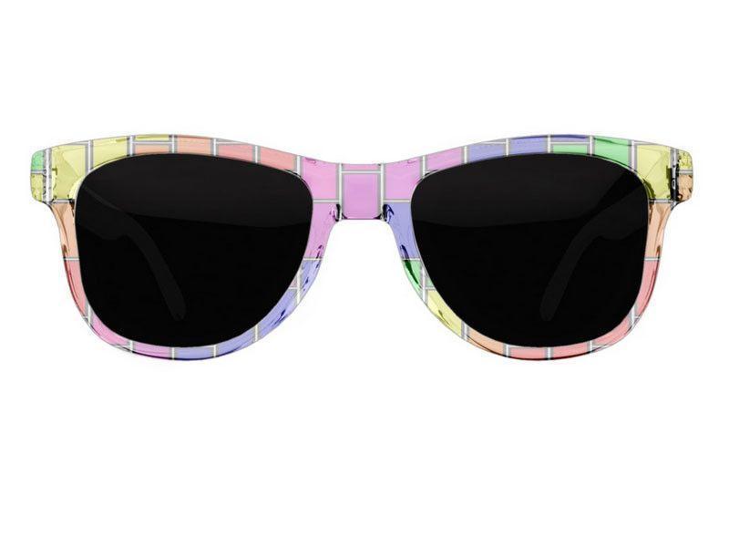 Wayfarer Sunglasses-BRICK WALL #2 Wayfarer Sunglasses (transparent background)-from COLORADDICTED.COM-