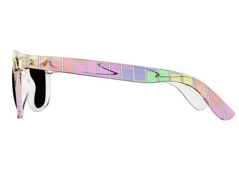Wayfarer Sunglasses-BRICK WALL #2 Wayfarer Sunglasses (transparent background)-from COLORADDICTED.COM-