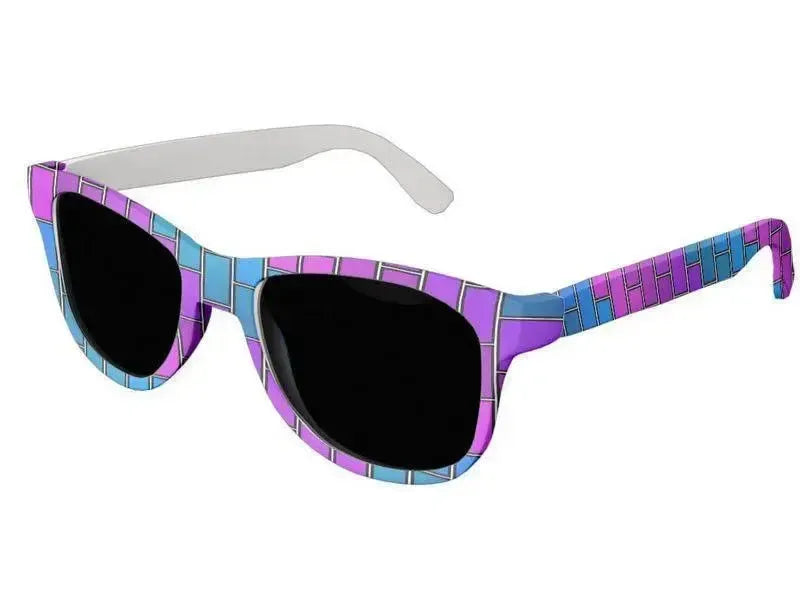 Wayfarer Sunglasses-BRICK WALL #2 Wayfarer Sunglasses (white background)-from COLORADDICTED.COM-