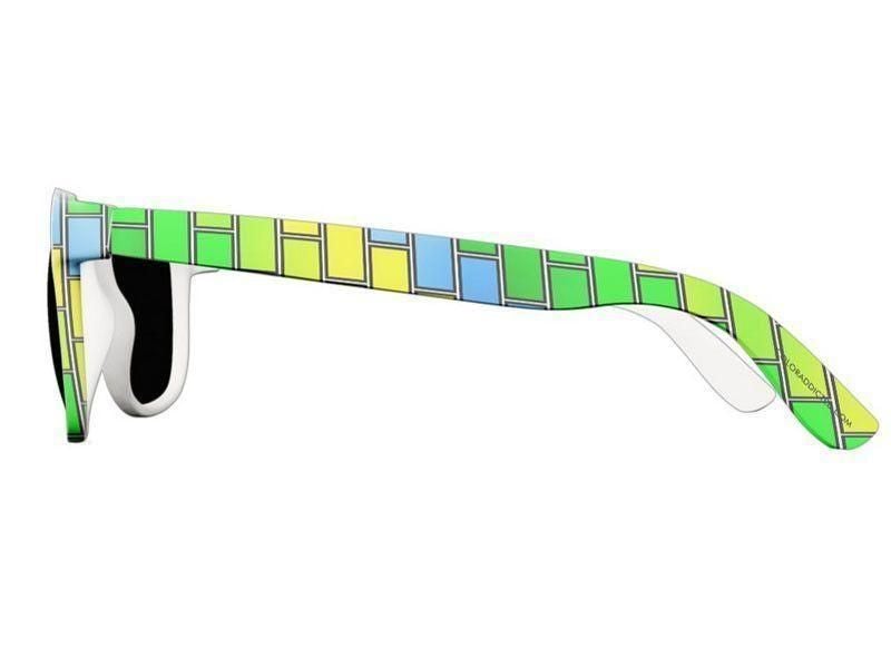 Wayfarer Sunglasses-BRICK WALL #2 Wayfarer Sunglasses (white background)-from COLORADDICTED.COM-